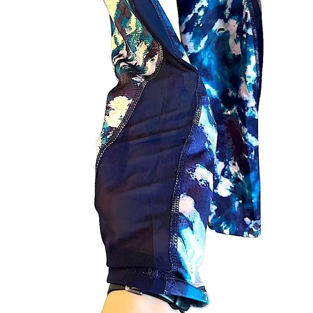 Old Navy Active Elevate Mid-rise Tie Dye Go-Dry Leggings L/10-12